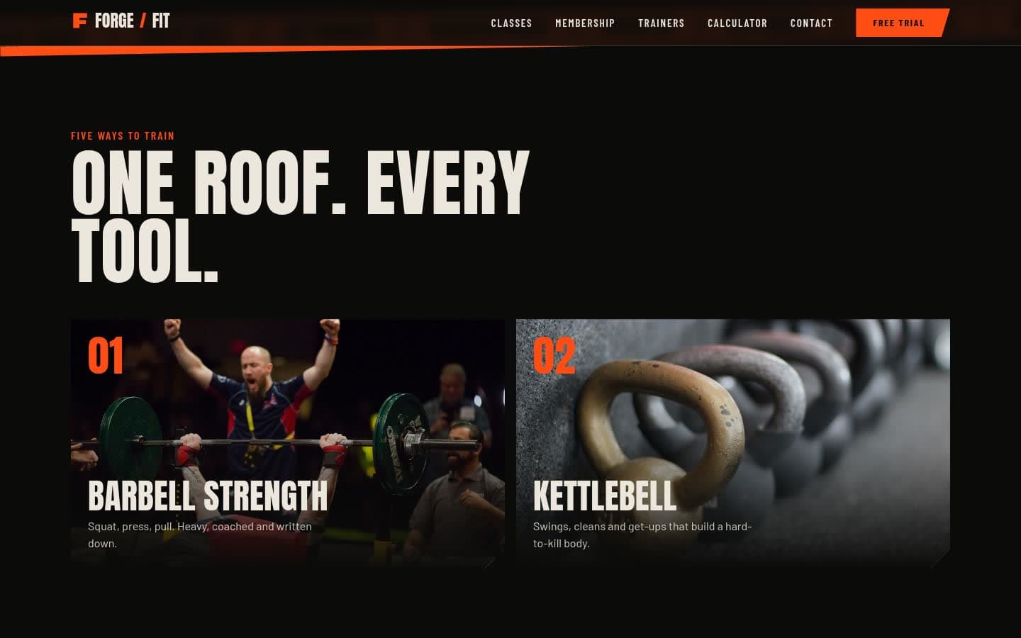 Forge Fitness: Programmes and membership