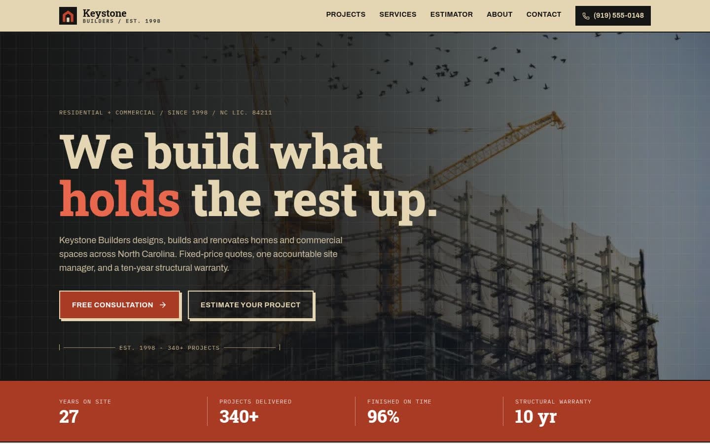 Keystone Builders demo