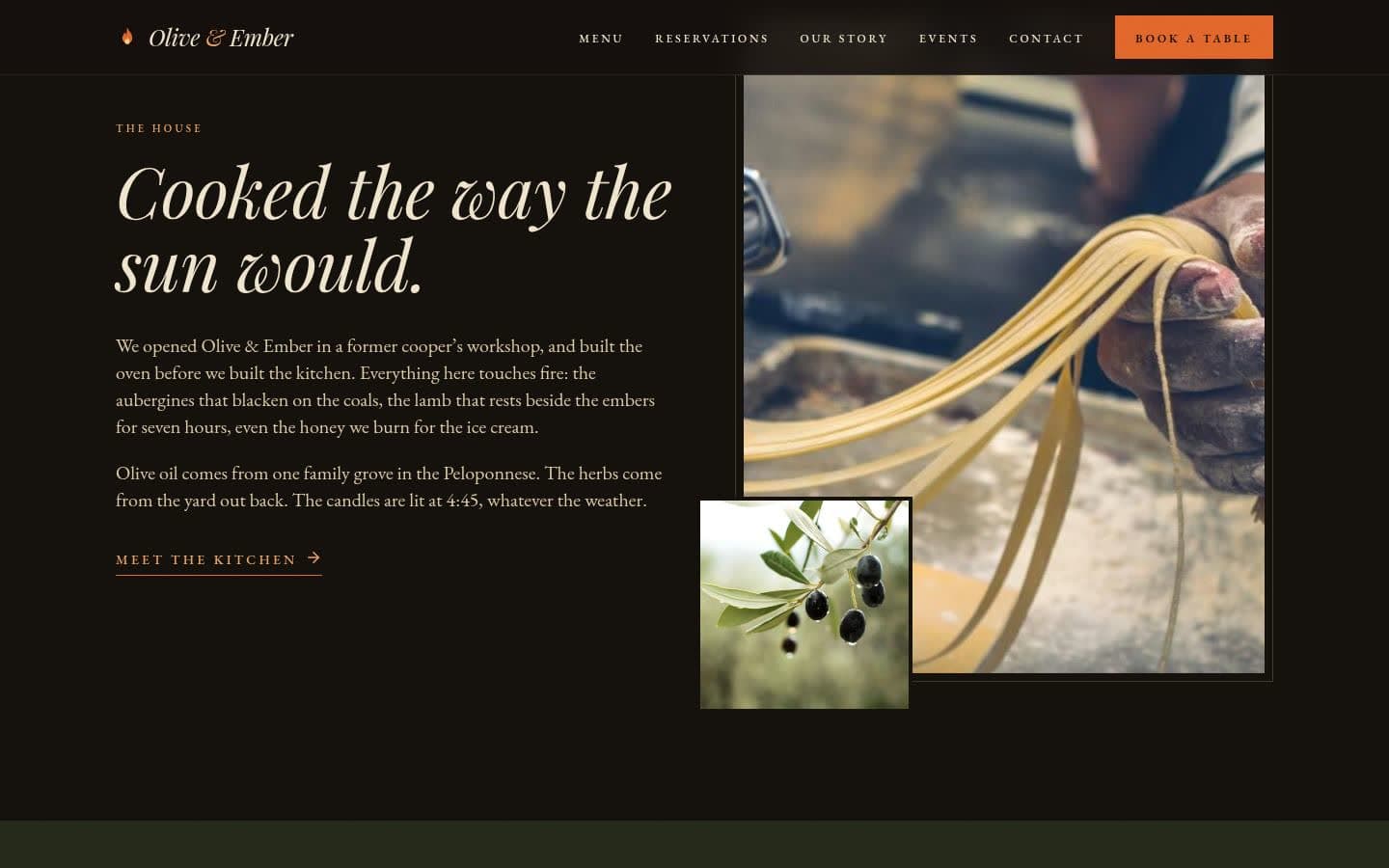 Olive & Ember: Signature dishes and booking
