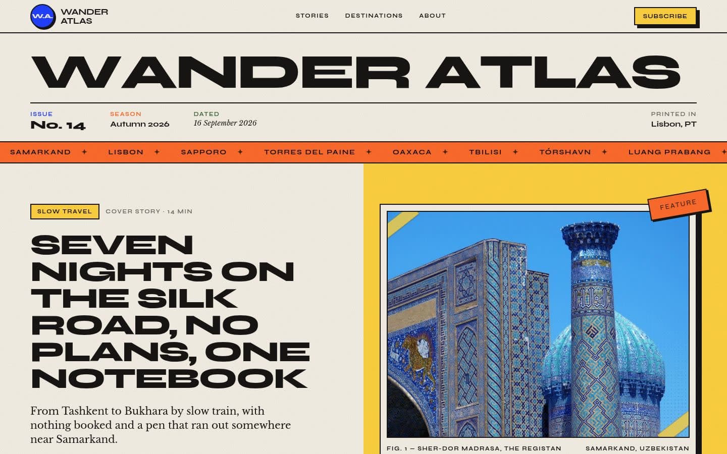 Wander Atlas demo